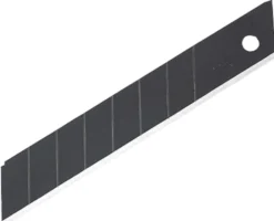 Knivblad 18 mm 10 stk sort