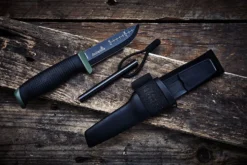 Kniv friluft ok4 gummigrep med tekstilhylse hultafors