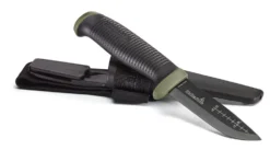 Kniv friluft ok4 gummigrep med tekstilhylse hultafors