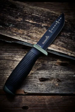 Kniv friluft ok4 gummigrep med tekstilhylse hultafors