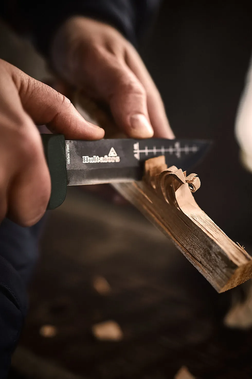 Kniv friluft ok4 gummigrep med tekstilhylse hultafors