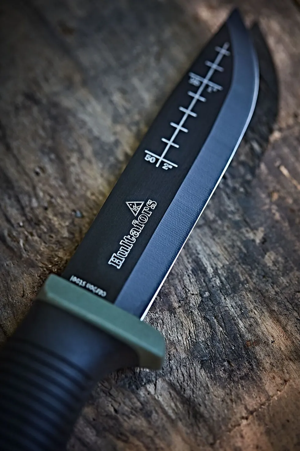 Kniv friluft ok4 gummigrep med tekstilhylse hultafors