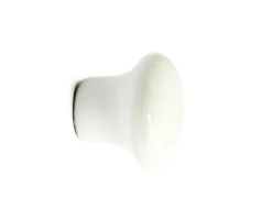 Knopp marcus 32mm porselen hvit sb pk 2 stk