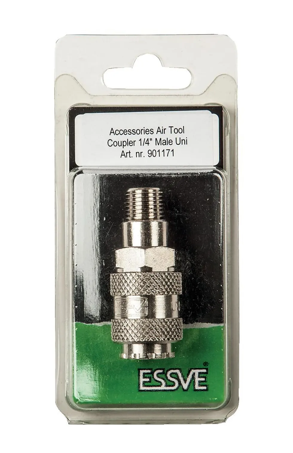 Kobling euro/320 utvendig gjenge 1/4"