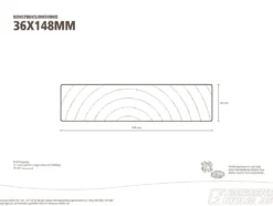 Konstruksjonsvirke C24 ubehandlet gran 36x148 mm