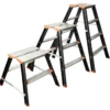 Krakk montør smal 40cm 3 trinn p92- 4 khiment sort eloksert