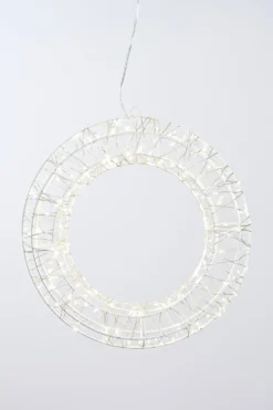 Krans med 200 LED Ø30 cm IP44