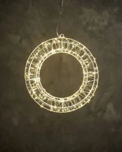 Krans med 200 LED Ø30 cm IP44
