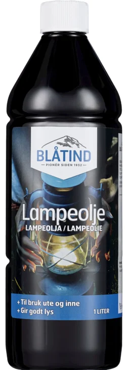 Lampeolje blåtind 1 l luktfri lampeolje