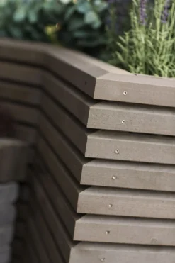 Lekt furu impregnert 34 x 70 mm grå