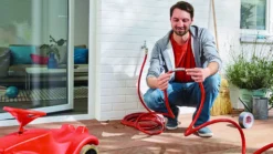 Lerretstape Extra Power grå 10 m x 50 mm