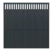 Levegg Elke 180x180 gråmalt. 33x57 mm 12 mm panel