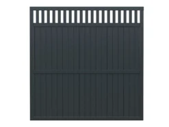 Levegg Elke 180x180 gråmalt. 33x57 mm 12 mm panel