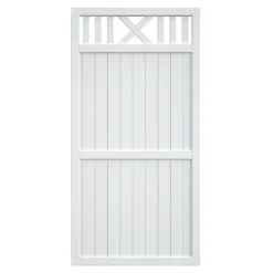 Levegg Karina 1 hvitmalt 90x180 cm