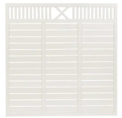 Levegg Lillesand 180x180 cm hvitmalt