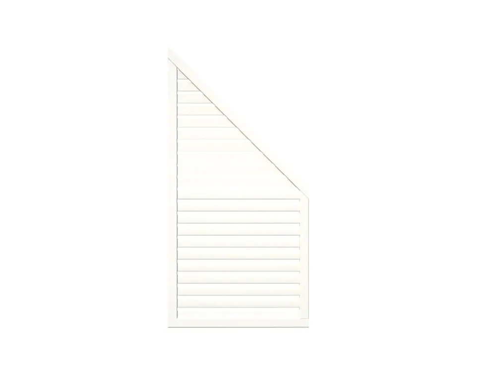 Levegg Nina3 90X180/90 cm hvitmalt