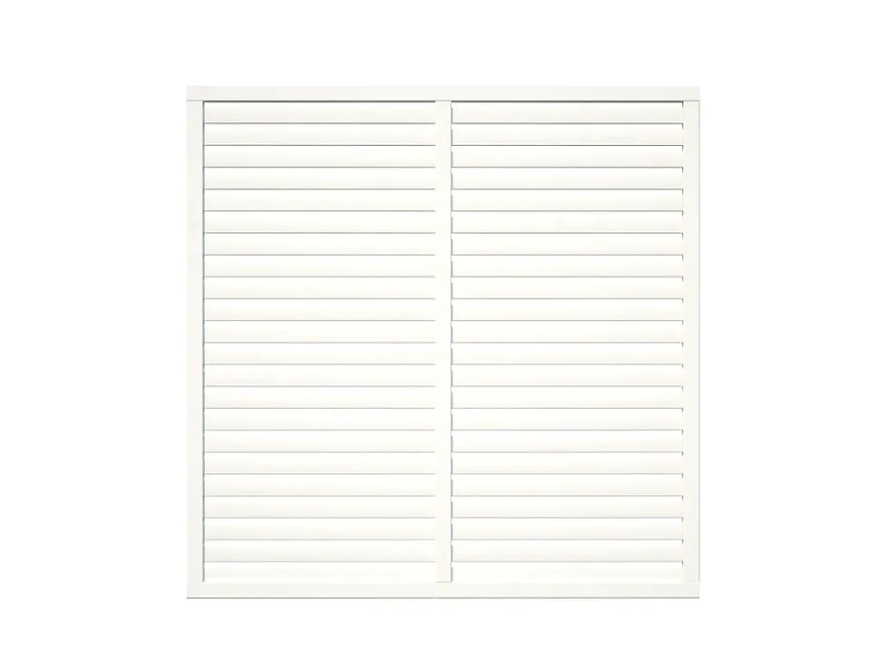 Levegg Nina1 180X180 cm hvitmalt
