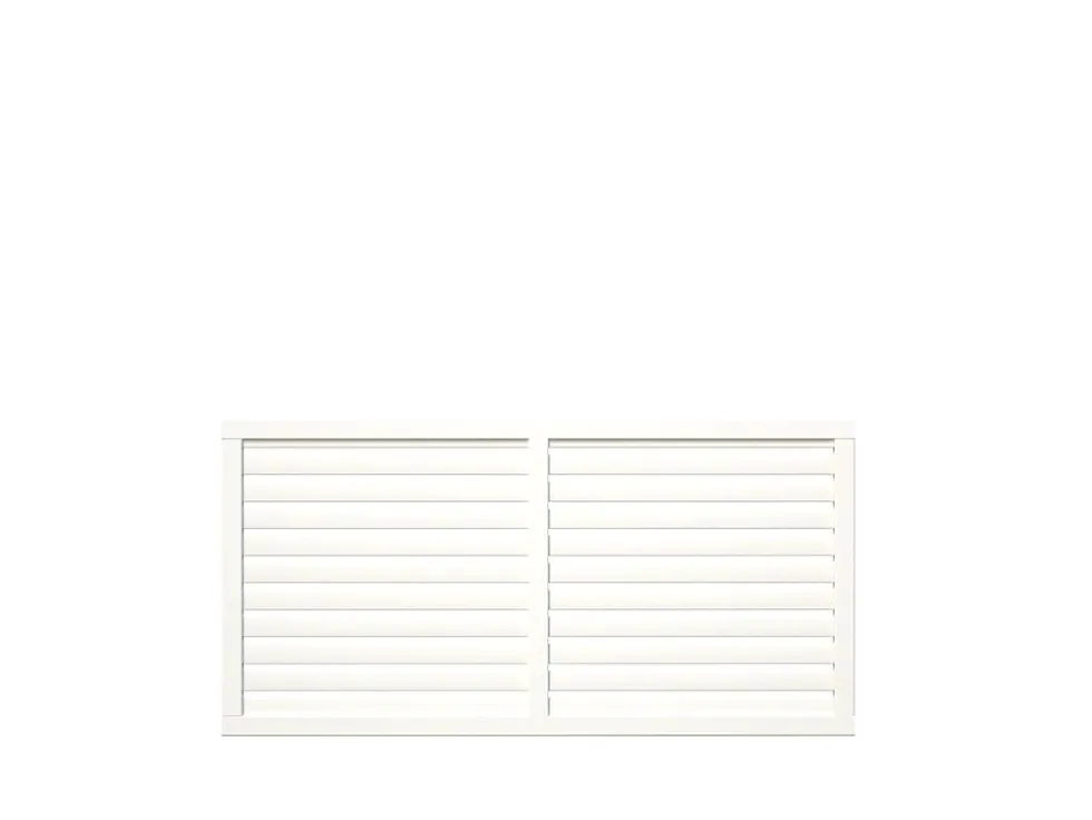 Levegg Nina4 180X90 cm hvitmalt