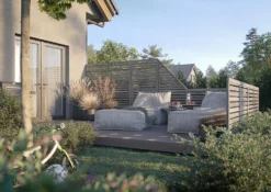 Levegg Nina2 90X180 cm vintage impregnert