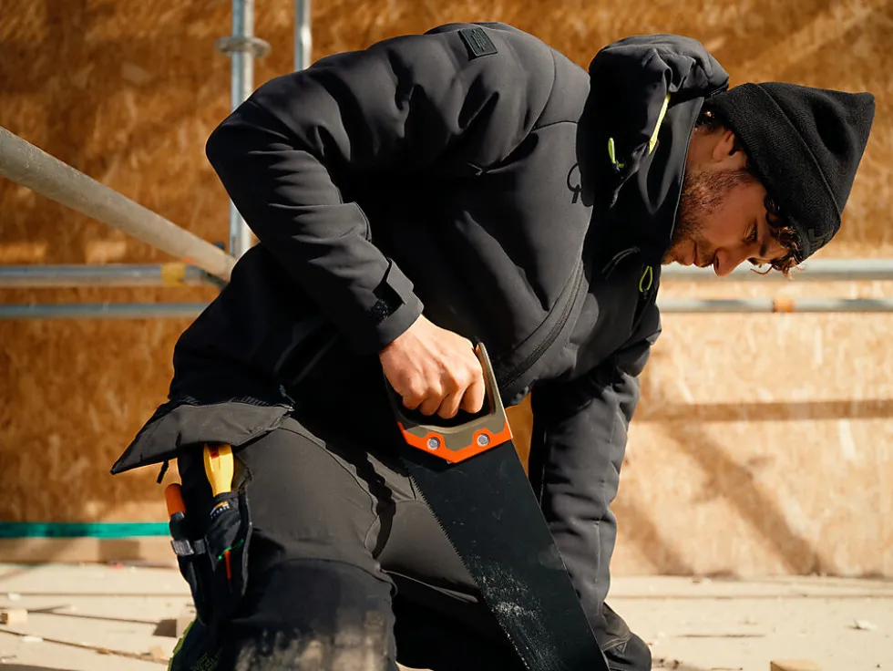 Lue sort med logo onesize
