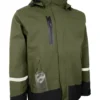 Lyngsøe skalljakke stretch sort/grønn 4XL