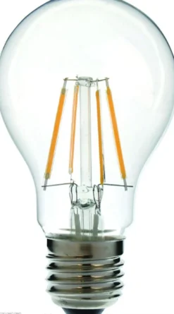 Lyspære led filament e27 60mm 4w