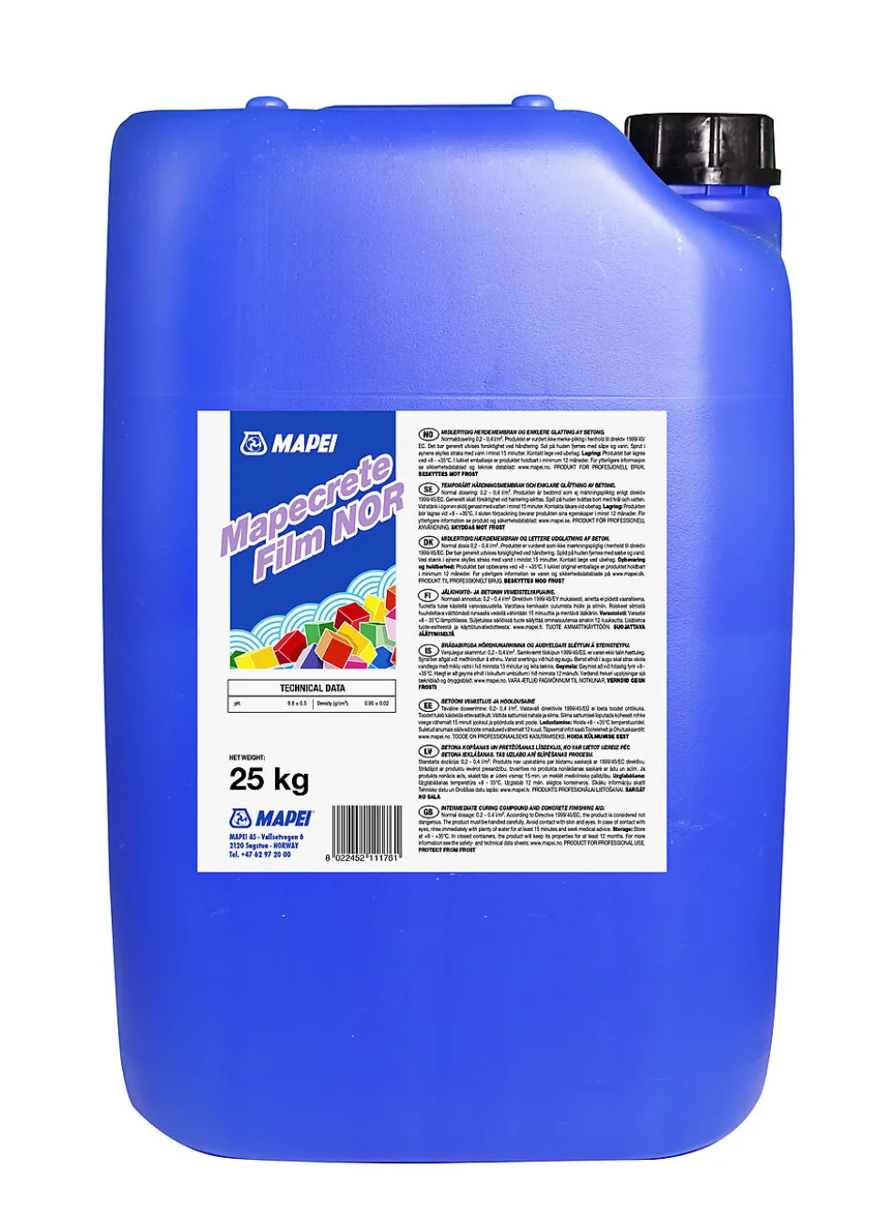 Membranherder film nor 25 kg