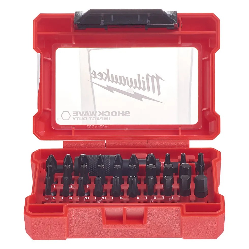 Milwaukee bitssett SHOCKWAVE 32 deler