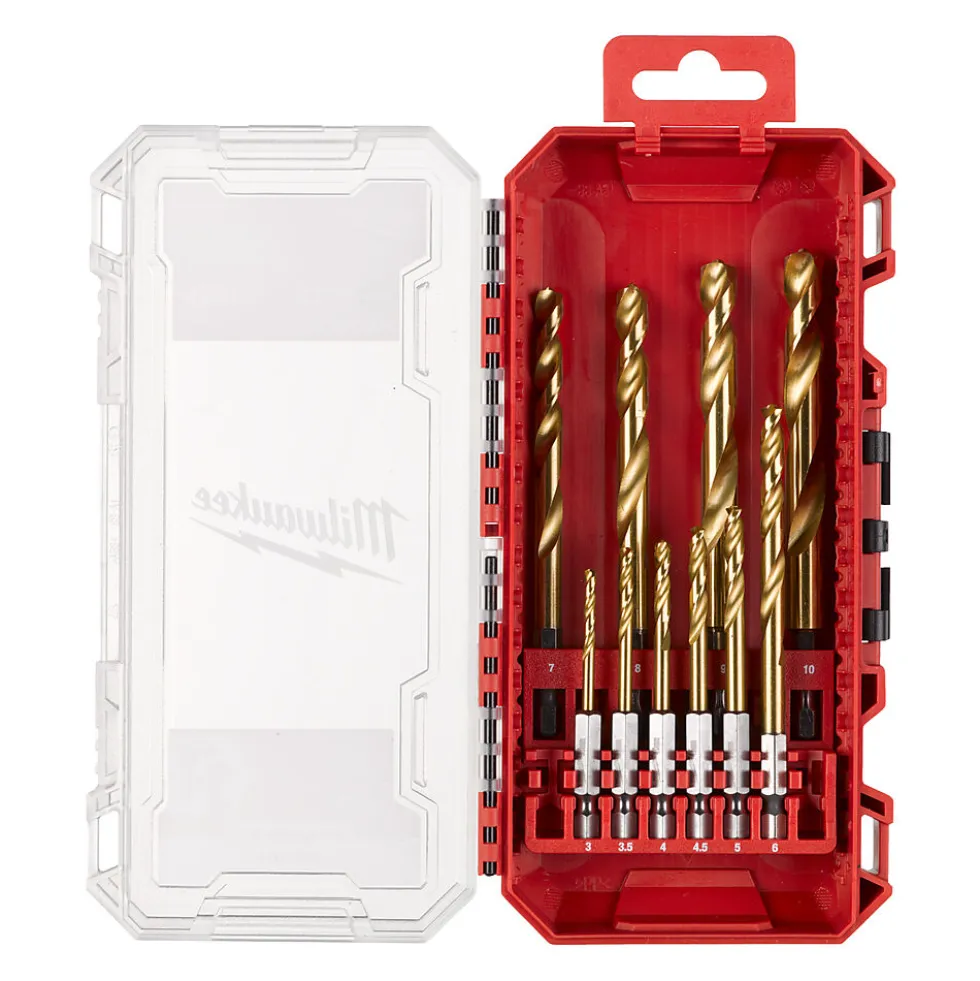 Milwaukee metallborsett HSSG-TIN POF 10 stk