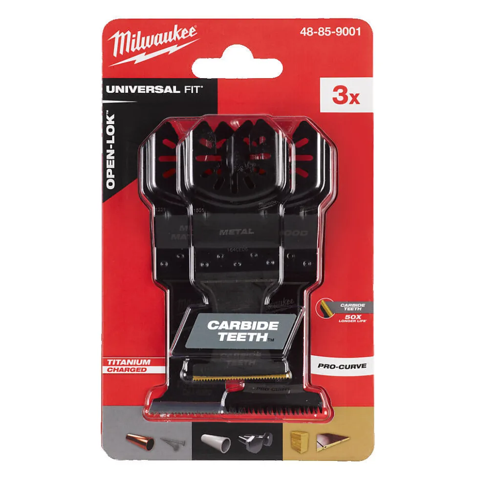 Milwaukee sagbladsett Mt open-lok 3P