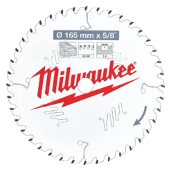 Milwaukee sirkelsagblad W165X15.87X1.6X40
