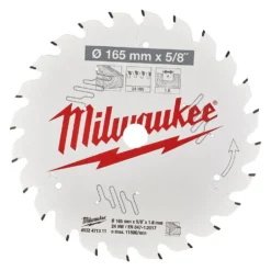 Milwaukee sirkelsagblad W165X15.87X1.6X24