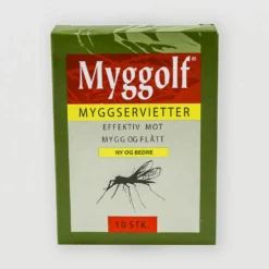 Myggservietter 13 % saltidin 10 stk