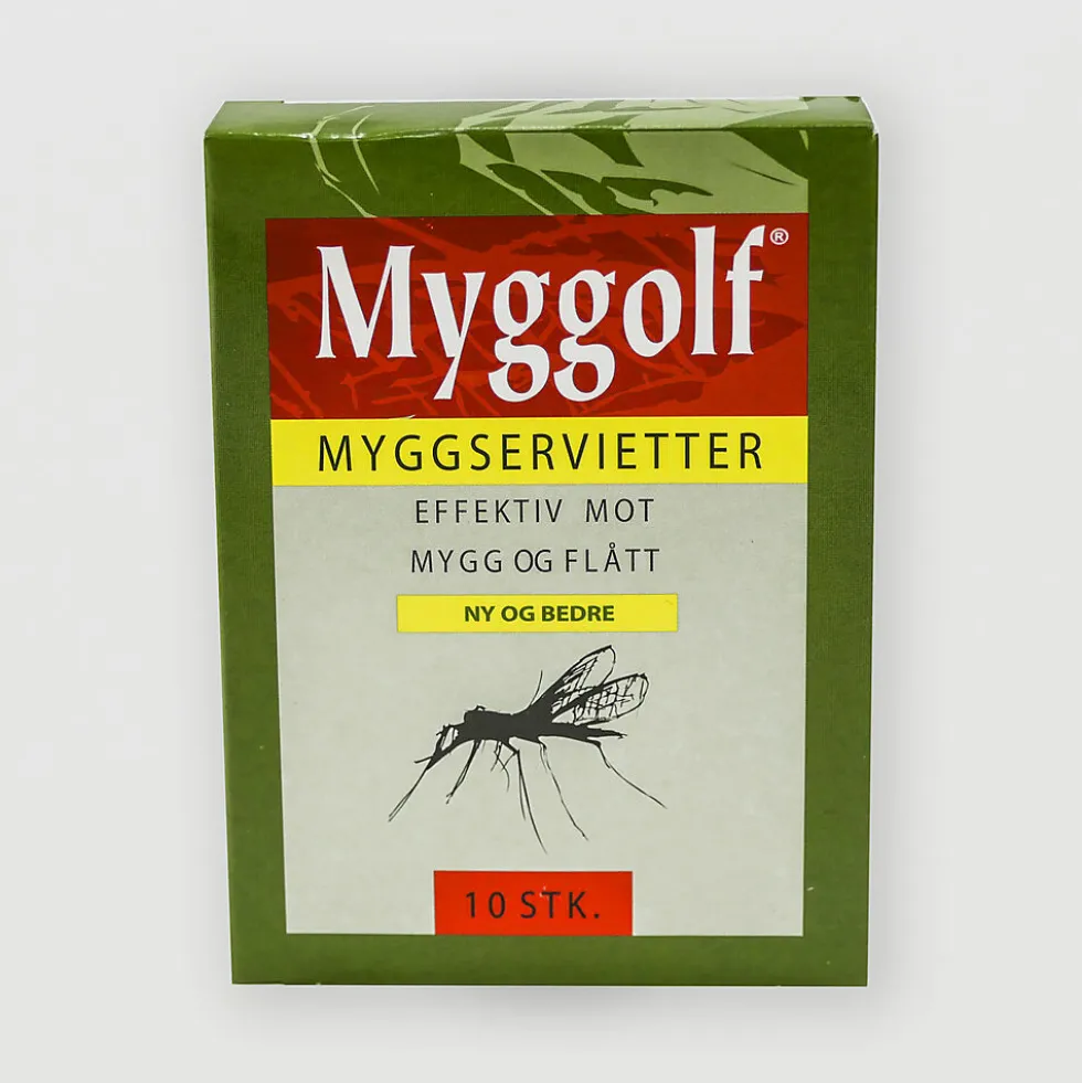 Myggservietter 13 % saltidin 10 stk