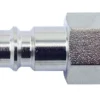 Nippel med innvendig gjenger 1/4" for gummislange euro