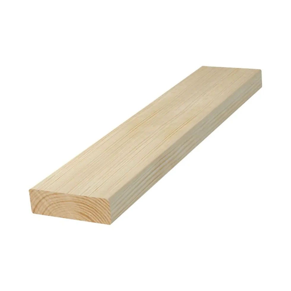 Panelbord til badstue gran ubehandlet 21 x 70 mm rund kant