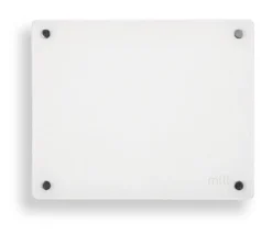 Panelovn glass 250 watt hvit
