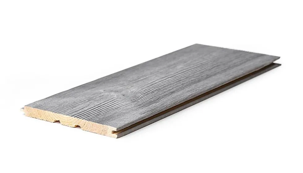 Panel 13x145 mm børstet stengrå furu