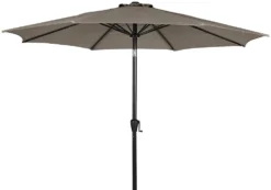 Parasoll med tilt Ø3 meter flintgrå