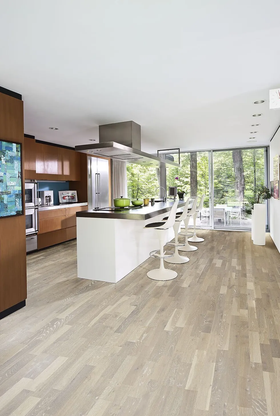 Parkett 3-stav eik Limestone