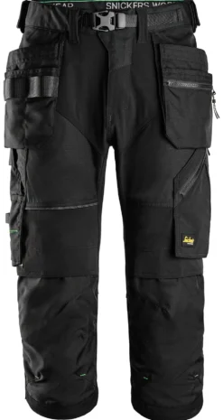 Piratbukse 6905 hl sor/sor 46 snickers workwear