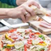 Pizzaspade bred rustfritt stål