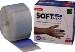 Plaster limfritt blå 6 cm x 4,5 meter