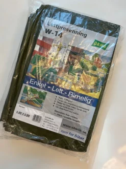 Presenning 130g 5x7m grønn obw
