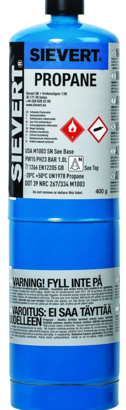 Propanflaske stål engangs 790 ml