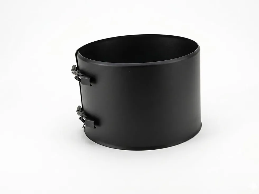 Pyntedeksel h:150mm sort ø250 høyde 150mm