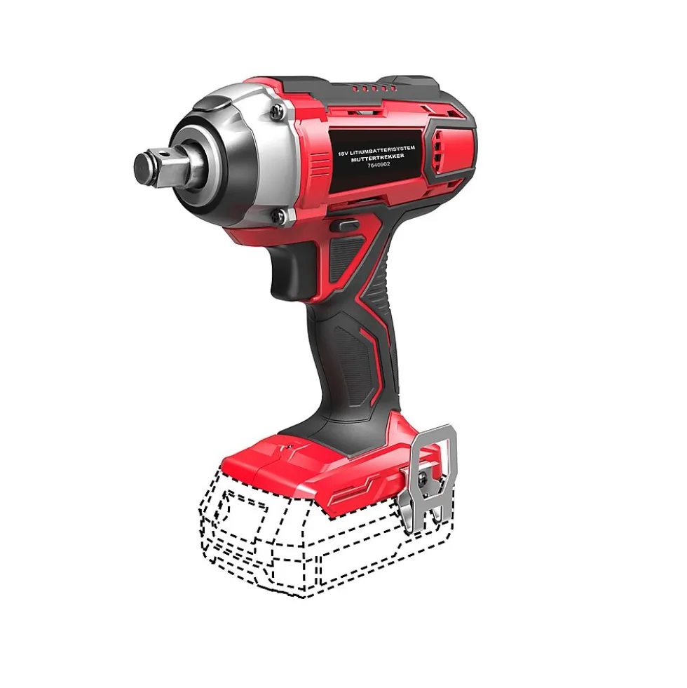 Q-Powertools muttertrekker 18 V 160 Nm uten batteri