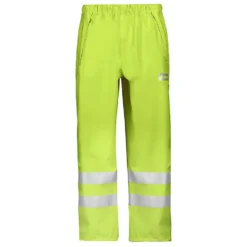 Regnbukse 8243 PU High Vis kl.2 gul XS