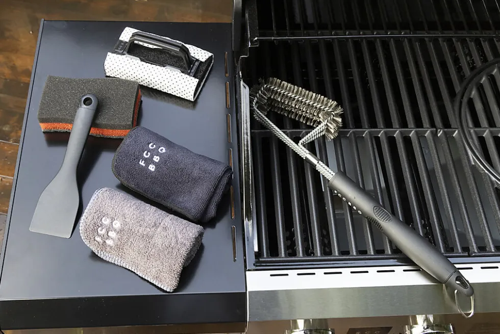 Rengjøringssett til grill 10 deler