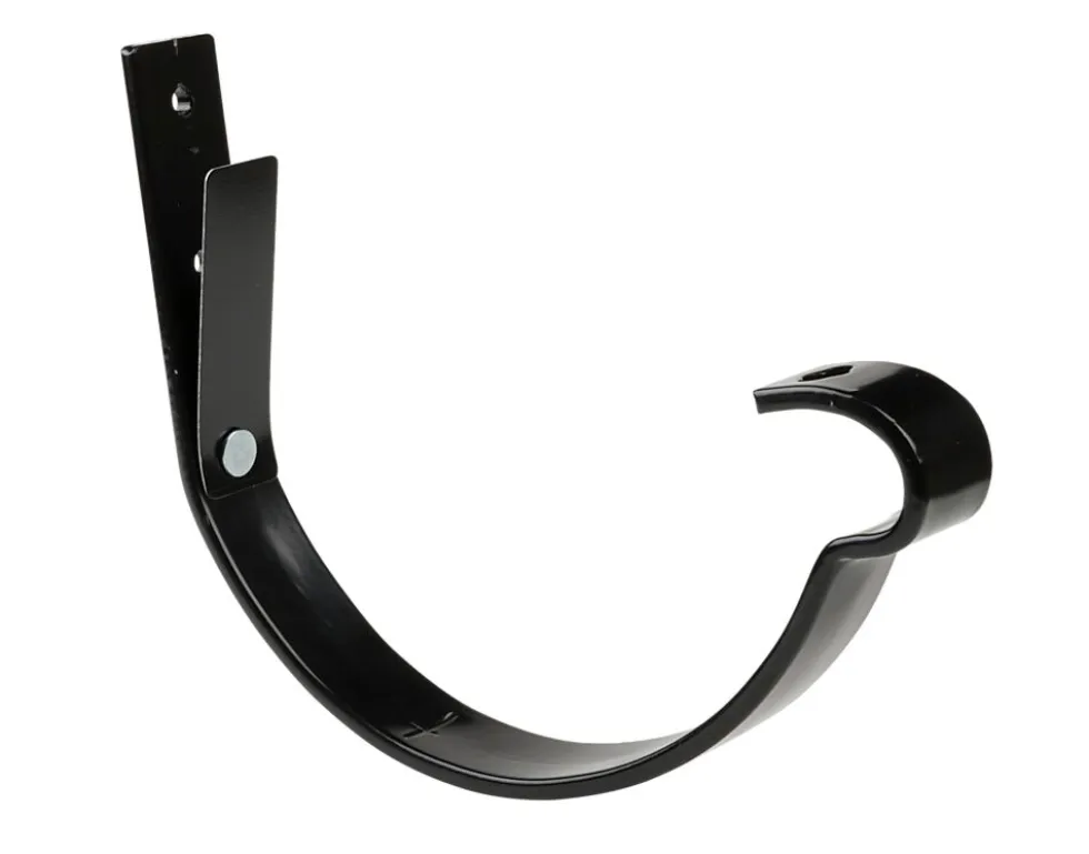Rennekrok M/Bøyle stål sort 150 mm